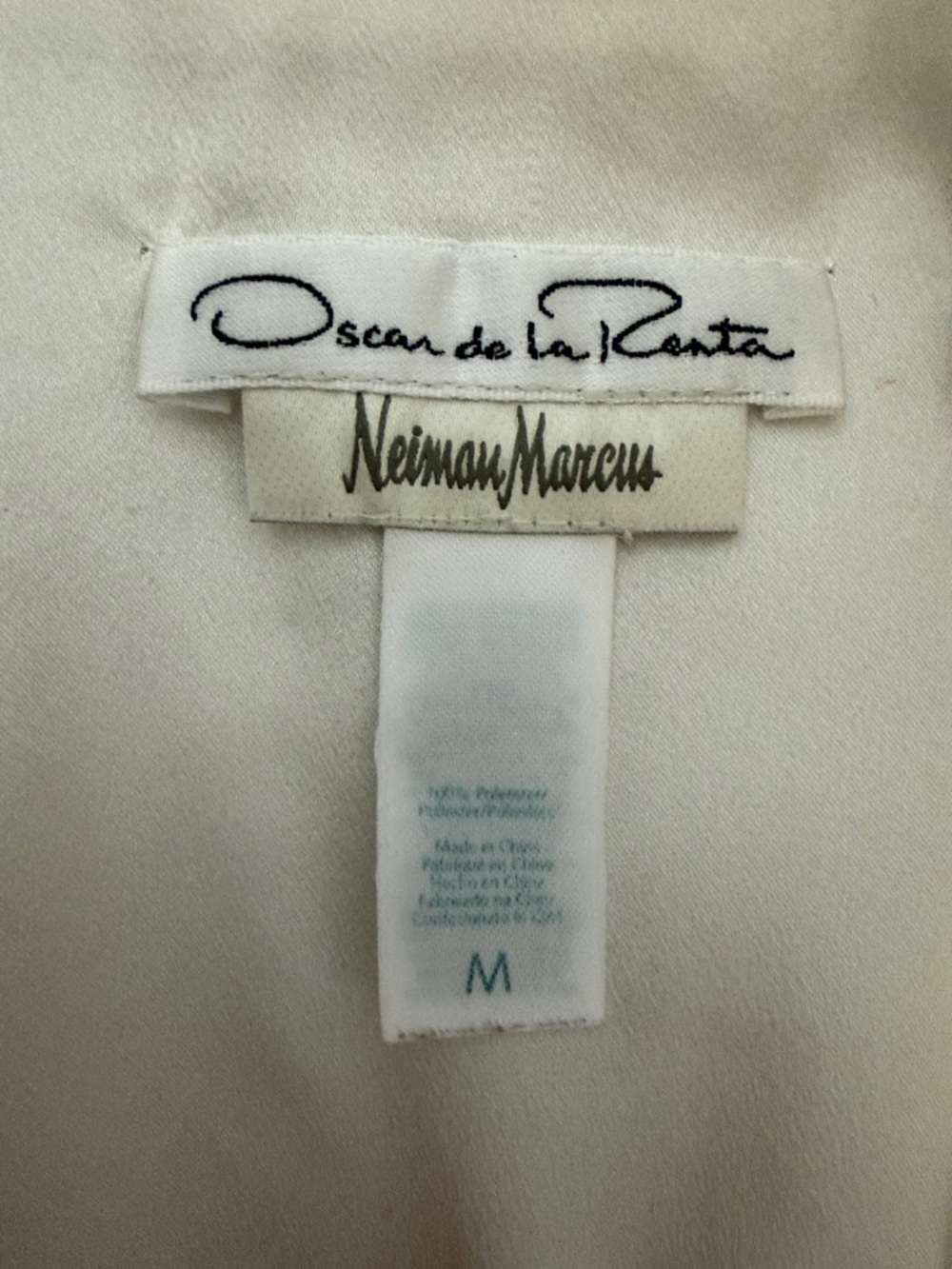 Oscar De La Renta Neiman Marcus Pink Quilted Satin Robe Size M - Picture 12 of 13